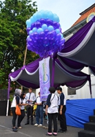 pelepasan balon sebagai simbol dimulainya acara WDD 2015   